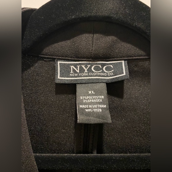 New York & Company Women's Plus Size Black Jacket Blazer - 3/4 Sleeve - Picture 2 of 7